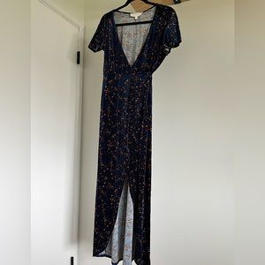 Velvet Wrap-Dress